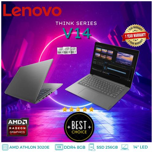 Gambar LAPTOP LENOVO V14 AMD 3020E/8GB/256GB/14"/DOS - DOS dari heroK Kota Medan Tokopedia