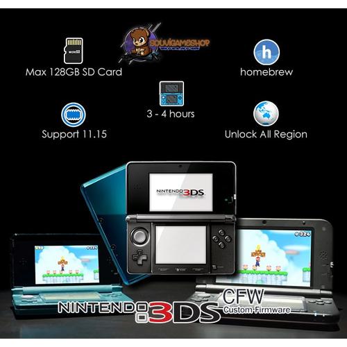 Foto Produk PALING MURAH !! Nintendo 3DS CFW 10.3 + MC 32GB FULLGAME - 70 PERSEN dari souvigameshop