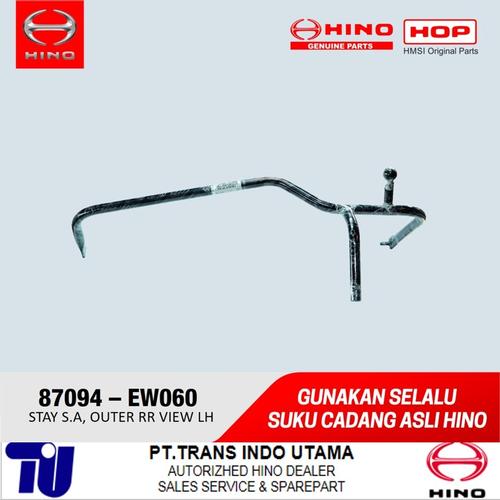 Gambar STAY S/A, OUTER RR VIEW LH HINO 500 87094EW060 dari HINO TRANS INDO UTAMA Kota Medan Tokopedia