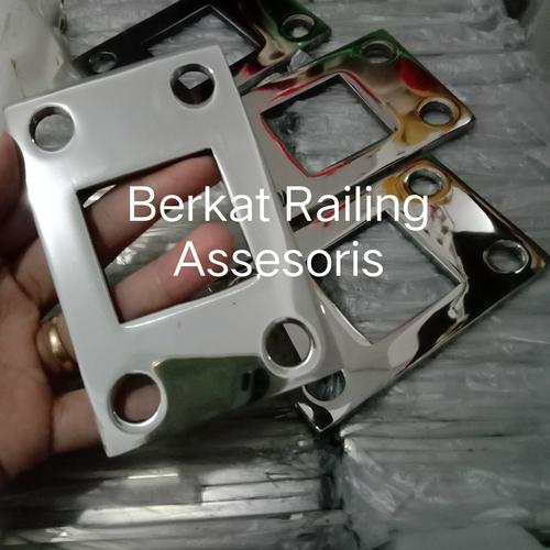 Jual Plandes, tatakan, tapak tiang railing tangga Stainless 201 - Kota ...