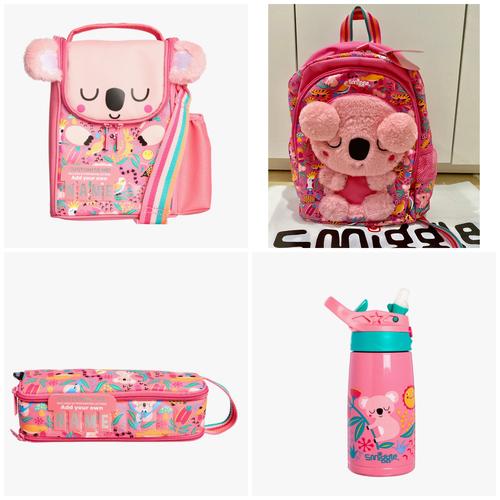 smiggle backpack and lunchbox
