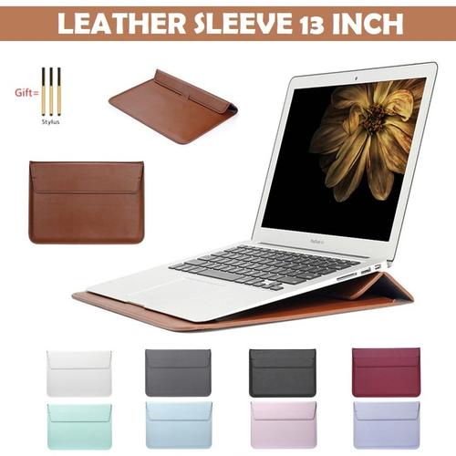 Jual HP ENVY 13 LAPTOP STAND LEATHER SLEEVE CASE BAG CASING POUCH Jakarta Pusat GoodCase ID