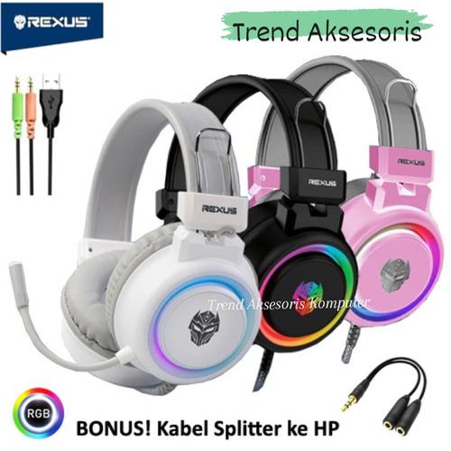 REXUS HEADSET GAMING VONIX F30 RGB Plus 