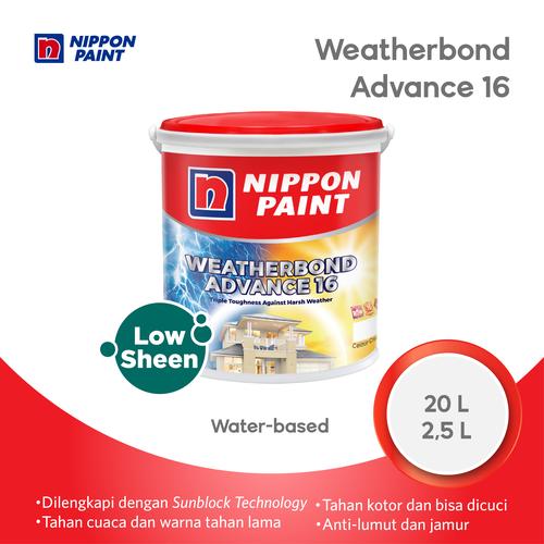 Promo WEATHERBOND ADVANCE 16 20L CAT PREMIUM EKSTERIOR NIPPON PAINT
