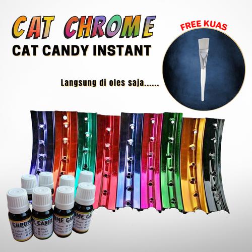 Gambar NEW PEWARNA LOGAM CHROME PELAPIS LOGAM ISNTANT OLES CANDY PAINT⠀ - Merah dari BARRISTAMA Surabaya Kota Surabaya Tokopedia