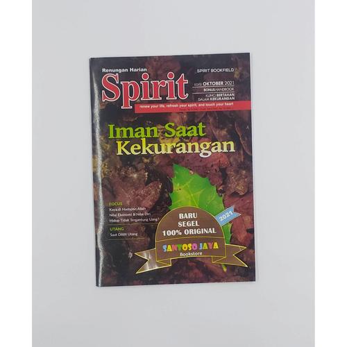 Foto Produk Renungan Harian Spirit Edisi Terbaru Tahun 2021 - OKTOBER dari Santoso Jaya Bookstore