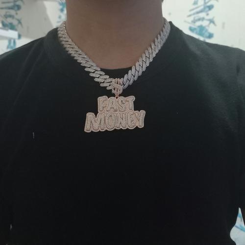 Jual iced out fast money pendant cuban 