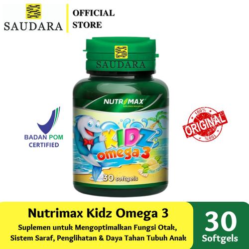 Jual NUTRIMAX KIDZ OMEGA 3 30'S VITAMIN ANAK DHA ANAK IMUN TUBUH