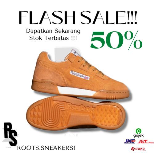 Sepatu '' REEBOK WORKOUT PLUS BROWN 