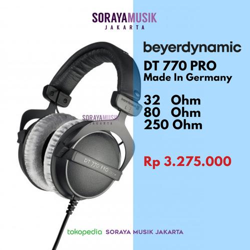 Jual BeyerDynamic DT 770 Pro 32 Ohm Recording Headphones - Jakarta Utara -  Soraya Musik Jakarta | Tokopedia