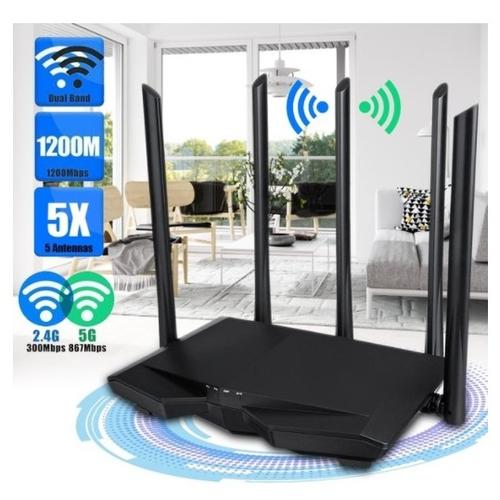 Gambar Tenda ac7 Router Wifi Wireless WiFi 1200Mbps 2.4 5.0GHz 5 Antena dari SARANG ACC shop Jakarta Barat Tokopedia