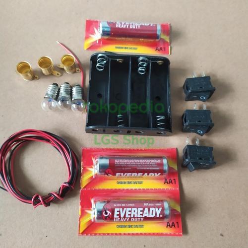 Gambar Rangkaian Seri dan Paralel Praktek IPA/Paket Praktek Listrik Kelas 6 dari LGS Shop Jakarta Barat Tokopedia