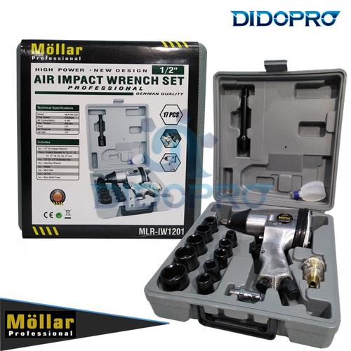Jual MOLLAR Air Impact Wrench Kit 1/2 