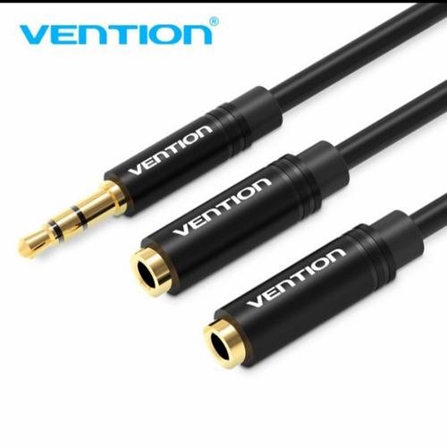 Audio Aux Spliter Headset Earphone 