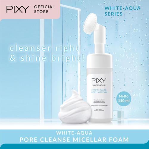 Gambar PIXY Pore Cleanse Micellar Foam - White Aqua dari Pixy Official Store Tokopedia