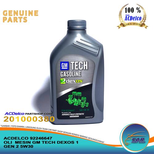 Foto Produk OLI OIL MESIN GM TECH DEXOS 1 GEN 2 5W30 dari CAR Part Shop
