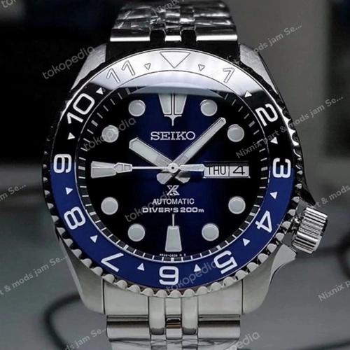 Jual Jam tangan pria Seiko Mod Bat Marine dual time - Jakarta Utara -  Nixnix part \u0026 mods jam Seiko | Tokopedia