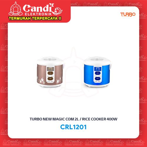 Gambar TURBO NEW MAGIC COM 2L / RICE COOKER CRL1201 400W - Cokelat dari CANDI ELEKTRONIK Kota Surakarta Tokopedia