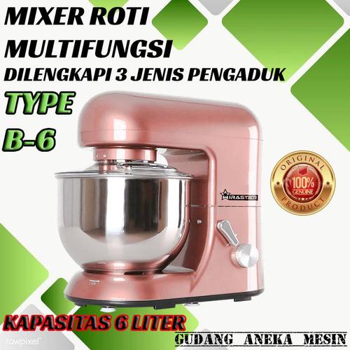 Jual Stand Mixer Roti Turbo B6 Mixer Roti dan Kue 6 liter Kab