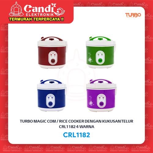 Gambar TURBO MAGIC COM / RICE COOKER DENGAN KUKUSAN TELUR CRL1182 4 WARNA - Hijau dari CANDI ELEKTRONIK Kota Surakarta Tokopedia