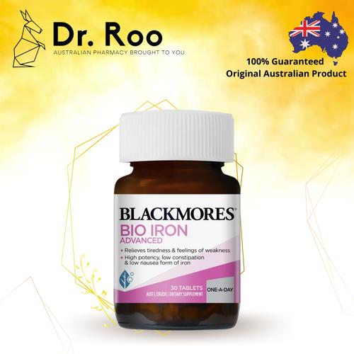 Jual Blackmores Bio Iron Advanced 30 Tablets - Kota