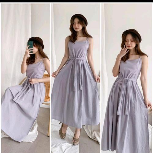 Jual KWON TANK MAXI FLARE TIED SUMMER 