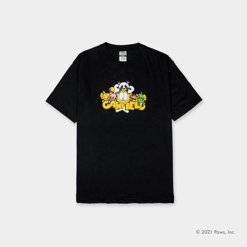 Gambar CRSL X GARFIELD Short Black Together Tees | Special Collaboration - XL dari CRSL Store Kab. Sleman Tokopedia