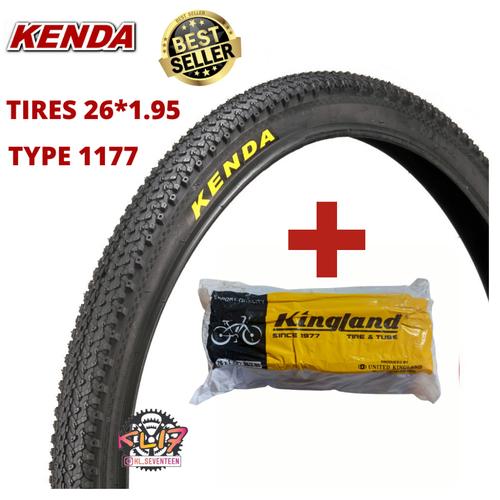 Foto Produk Ban luar 26 x 1.95 kenda ban dalam 26 kingland paket ban sepeda mtb - PAKET 1177 dari KL17