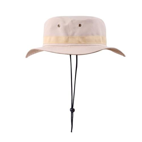 Jual topi bucket hat polos tali pria 