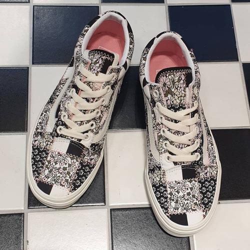 vans floral marshmallow old skool