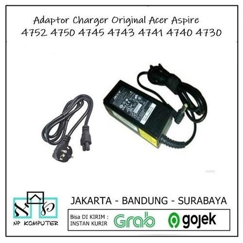 Foto Produk Charger Adaptor Laptop Acer Aspire 4741 4820 3820T 4750 4743 4738 4739 dari np komputer