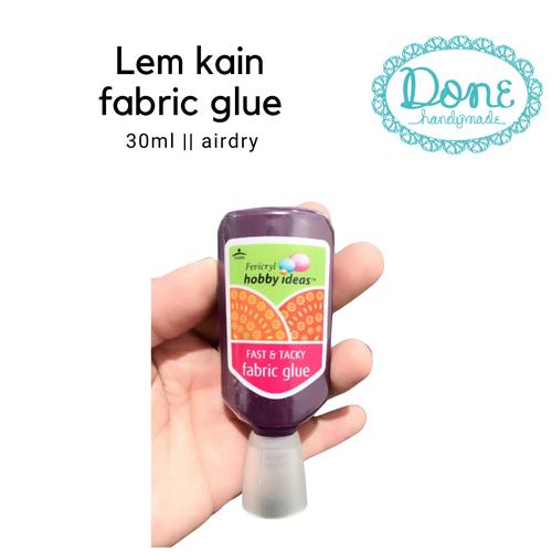 Gambar Lem kain fashion glue kerajinan tangan fabric glue payet sprinkle dari done handymade undefined Tokopedia