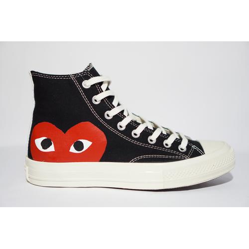 black high top converse cdg