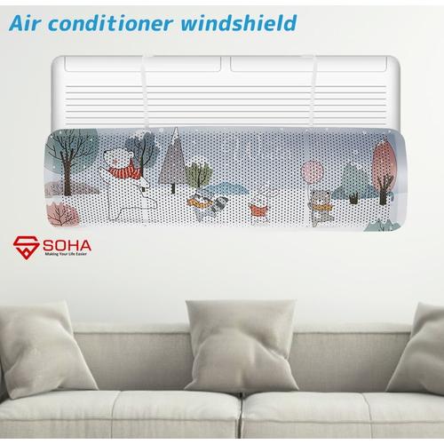 Gambar ART-032 Talang AC Reflektor Penutup penahan hembusan Angin air Screen - Hello Winter dari Distributor Aksesoris HP Jakarta Barat Tokopedia