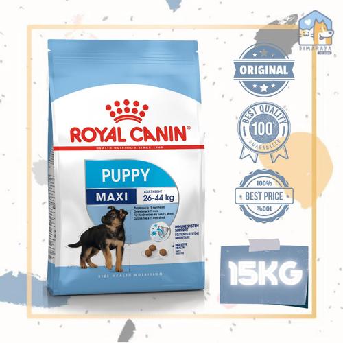 Gambar ROYAL CANIN MAXI PUPPY / MAXI JUNIOR 15KG (KHUSUS GOSEND/GRAB) dari bimaraya petshop Kota Bekasi Tokopedia