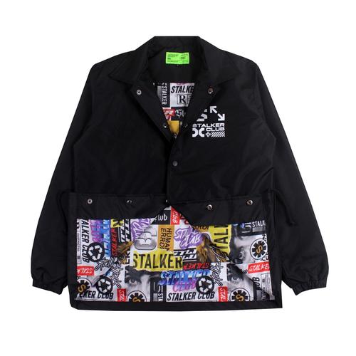 Gambar Jacket Coach Stalker - Monochrome Mixtech - M dari Stalker Official Shop Kota Bandung Tokopedia