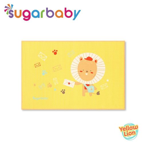 Foto Produk Sugar Baby Organic Healthy Cot Sheet Perlak Bayi 90 cm x 60 cm - Yellow Lion dari The Baby Shop Official Shop