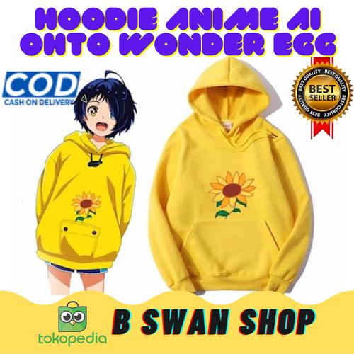 Anime Hoodie Ai Ohto Hoodie Wonder Egg Priority Sunflower Hoodie