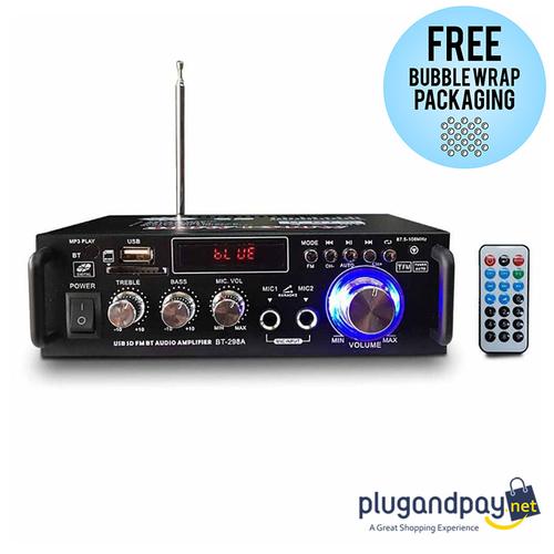 Foto Produk Bluetooth EQ Audio Amplifier Ampli Karaoke Home Theater FM Radio 600W dari plugandpay