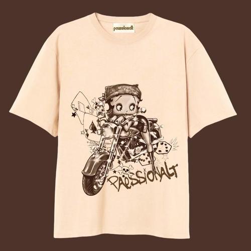 Oversized Printed Graphic Tee Shirt 
