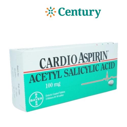 Jual CARDIO ASPIRIN 100 MG 1 BLISTER ISI 10 TABLET/ACETYLSALICYLIC ACID