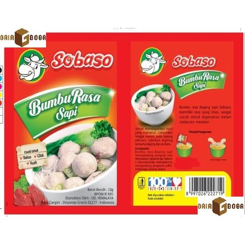 Gambar Sobaso - Bumbu Rasa Sapi - Beef Powder 10 gram dari Gaiaboga Kota Cirebon Tokopedia