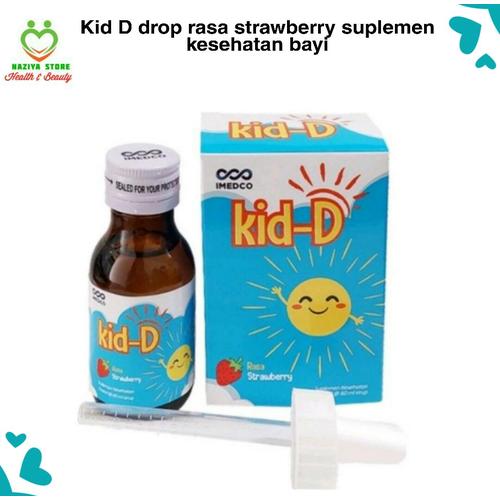 Jual kid-d vitamin D 400iu D3 400 iu infant baby anak kids drop syrup ...