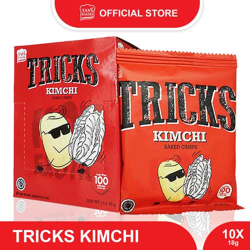Gambar Tricks Crisps 10 x 18g KIMCHI – Potato Baked Crisps dari Tays Bakers Official Kab. Tangerang Tokopedia