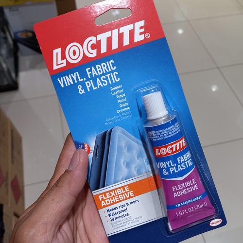 Jual Loctite Vinyl Fabric Plastic Flexible Adhesive Transparent Glue