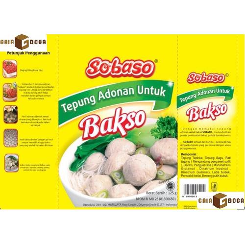 Gambar Sobaso - Tepung Adonan Untuk Bakso 250 gram dari Gaiaboga Kota Cirebon Tokopedia