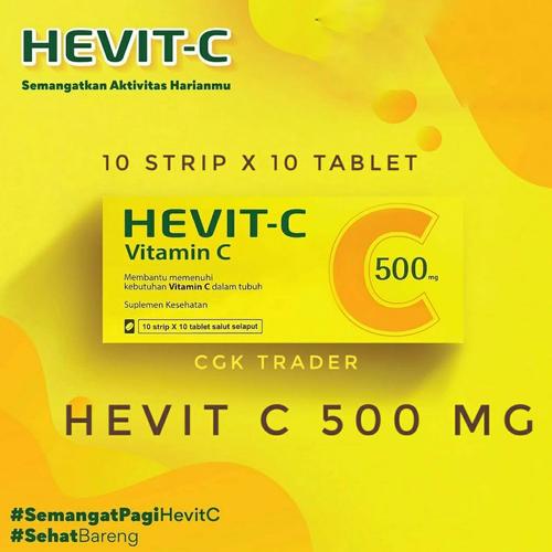 Gambar Hevit c 500 mg Vitamin C dari CGK TRADER Jakarta Pusat Tokopedia