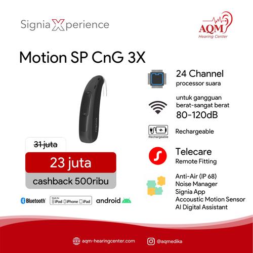 Foto Produk Alat Bantu Dengar Signia Motion SP CnG 3X dari AQM Serpong BSD Tangerang