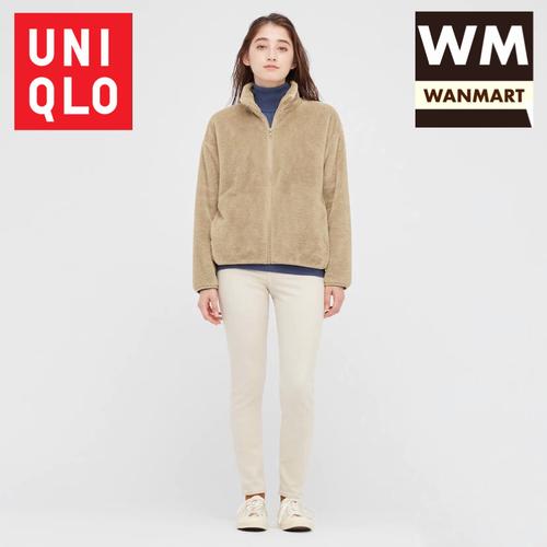 uniqlo fleece collarless jacket