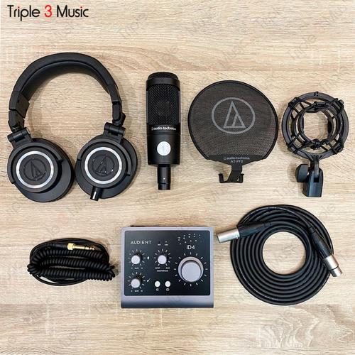 Foto Produk AUDIENT ID4 Studio Bundle Paket Recording Premium lengkap dari triple3music